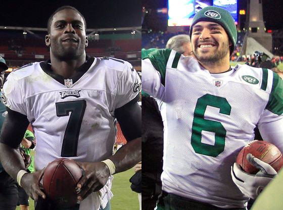 Michael Vick, Mark Sanchez Michael Vick, Mark Sanchez